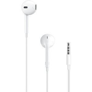Apple EarPods Headphones with 3.5mm Plug. Microphone with Built-in Remote to Control Music, Phone Calls, and Volume. Wired Earbuds
