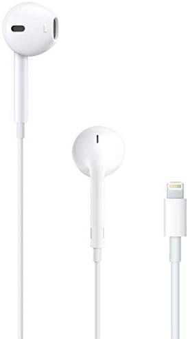 Apple EarPods Headphones with Lightning Connector. Microphone with Built-in Remote Apple EarPods Headphones with Lightning Connector. Microphone with Built-in Remote to Control Music, Phone Calls, and Volume. Wired Earbuds for iPhone