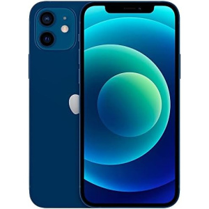 Apple iPhone 12, 64GB, Blue - Fully Unlocked (Renewed)