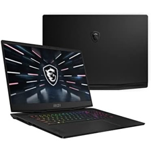 EXCaliberPC 2022 MSI Stealth GS77 12UHS-040 (i9-12900H, 64GB RAM, 2TB NVMe SSD, RTX 3080Ti 16GB, 17.3" 4K UHD, Windows 11 Pro) Gaming Laptop