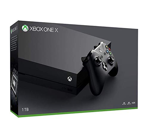 Microsoft Xbox One X 1TB Console with Wireless Controller: Enhanced, Microsoft Xbox One X 1TB Console with Wireless Controller: Enhanced, HDR, Native 4K, Ultra HD (2017 Model) (Renewed)