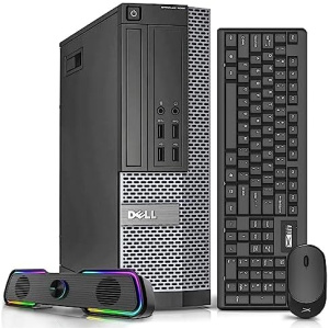 Dell OptiPlex 9020 Desktop Computers PC, Intel i7-4790 3.6GHz,32GB Ram New 1TB M.2 NVMe SSD+128GB SSD,AC7260 Built-in WiFi Bluetooth,Refurbished Desktop,Windows 10 Pro (Renewed)
