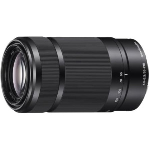 SONY E 55-210mm F4.5-6.3 Lens for SONY E-Mount Cameras (Black) (Renewed)