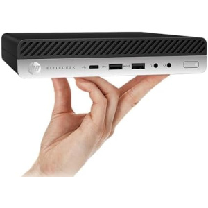 ALXANDE Refurbished Desktop Computers 800 G4 Mini Micro PC Core i5-8600, 8 GB RAM, 256 M.2 SSD, Windows 11 Pro (Renewed)