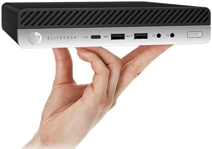 ALXANDE Refurbished Desktop Computers 800 G4 Mini Micro PC Core ALXANDE Refurbished Desktop Computers 800 G4 Mini Micro PC Core i5-8600, 8 GB RAM, 256 M.2 SSD, Windows 11 Pro (Renewed)