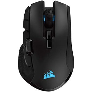 CORSAIR IRONCLAW Wireless RGB - FPS and MOBA Gaming Mouse - 18,000 DPI Optical Sensor - Sub-1 ms Slipstream Wireless (Renewed)