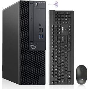 Dell OptiPlex 3060 Desktop Computers Windows 11 Pro Hexa Core i7-8700 Up to 4.60GHz32GB DDR4 1TB M.2 NVMe SSD1TB HDDAX210 Built-in WiFi 6E Small Form Factor PC(Renewed) Black (OptiPlex 3060 SFF)