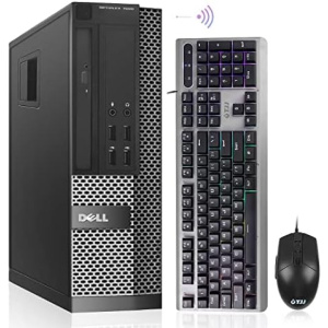 Dell OptiPlex 7020 Desktop Computer, 32GB Ram New 2TB SSD, Intel Quad Core i7 4790 up to 4.0GHz, AC8260 Built-in WiFi 5, Dual Monitor Supported, DVD-RW HDMI Windows 10 Pro (Renewed)