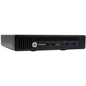 HP EliteDesk 800 G2 Desktop Mini Business PC, Intel Quad-Core i5-6500T up to 3.1G,16G DDR4,240G SSD,VGA,DP,Win 10 Pro 64 bit-Multi-Language Support English/Spanish (Renewed)