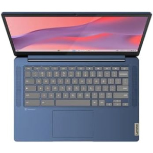 Lenovo IP Slim 3 Chromebook | 14" FHD Display | MediaTek Kompanio 520 | 4GB LPDDR4x RAM | 64GB eMMC | Wi-Fi 6 | Bluetooth | Abyss Blue | Chrome OS (Renewed)