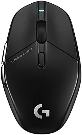 Logitech G303 Shroud Edition Wireless Gaming Mouse - Lightspeed Wireless Logitech G303 Shroud Edition Wireless Gaming Mouse - Lightspeed Wireless - Hero 25K - 25,600 DPI - 75 Grams - 5-Buttons – PC - Black (Renewed)