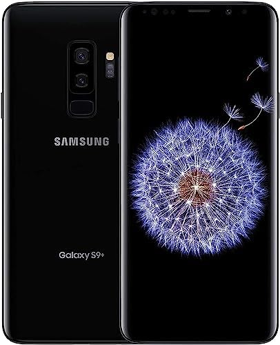 SAMSUNG Galaxy S9+ 64GB Smartphone - Midnight Black - Carrier SAMSUNG Galaxy S9+ 64GB Smartphone - Midnight Black - Carrier Unlocked (Renewed)