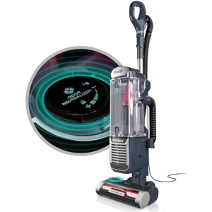 Shark ZU100 Rotator Pet Upright Vacuum with PowerFins HairPro & Odor Neutralizer Technology, Navy (Renewed)
