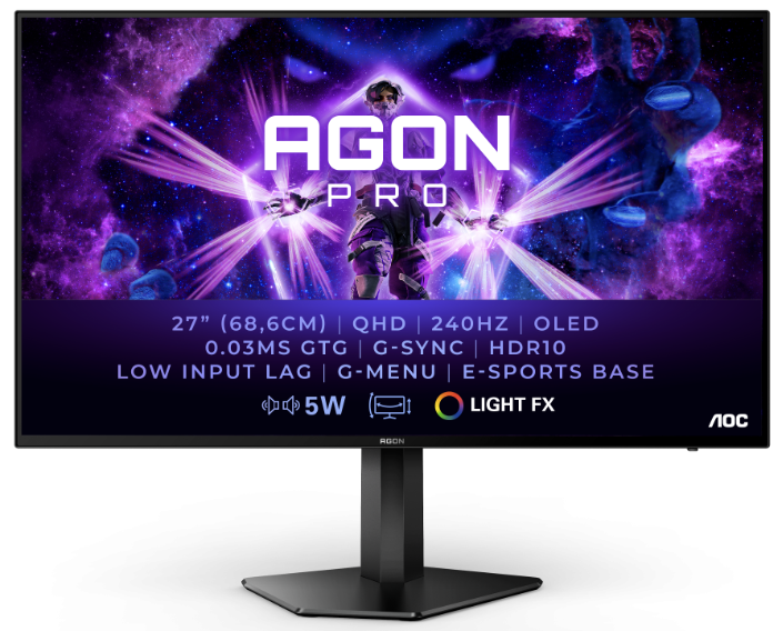 AOC AGON PRO AG276QZD 240Hz OLED Monitor Review