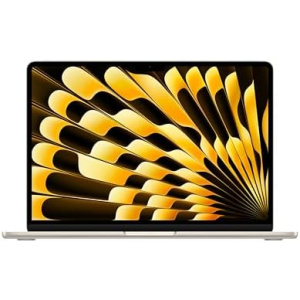 Apple 2024 MacBook Air 13-inch Laptop with M3 chip: 13.6-inch Liquid Retina Display, 16GB Unified Memory, 512GB SSD Storage, Backlit Keyboard, Touch ID; Starlight