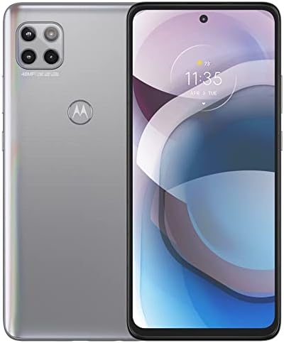 Motorola One 5G Ace | 2021 | 2-Day Battery | Motorola One 5G Ace | 2021 | 2-Day Battery | Unlocked | Made for US by Motorola | 6/128GB | 48MP Camera | Hazy Silver (Renewed)