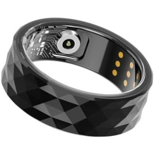 Smart Ring for Men Women,Heart Rate Monitor/Fitness Tracker/Blood Oxygen Monitor,Wearable Sleep Health Tracker Ring, Free APP for iOS and Android