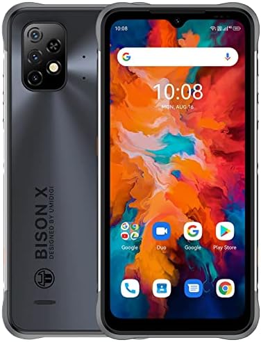 UMIDIGI Rugged Unlocked Smartphones, Bison X10 4G+64GB IP68/IP69K Waterproof Shockproof UMIDIGI Rugged Unlocked Smartphones, Bison X10 4G+64GB IP68/IP69K Waterproof Shockproof Phone Helio P60 Android 11 6.53" FHD+ 6150mAh Fast Charge NFC Rugged Smartphone