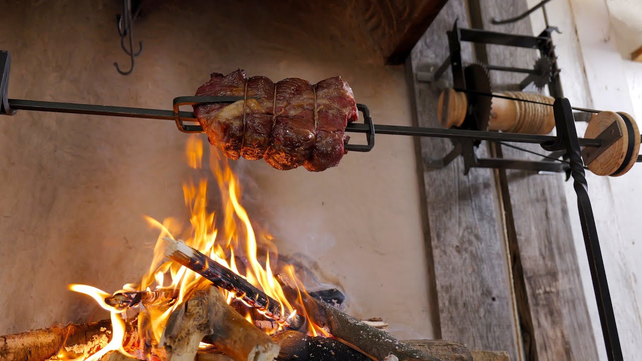 Making a Mechanical Spit Jack Roaster from Scratch