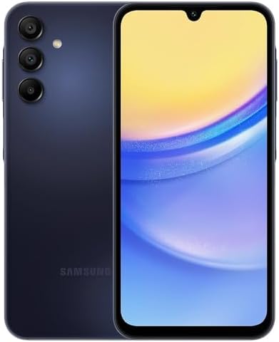 SAMSUNG Galaxy A15 5G Dual SIM (128GB, 2024) 6.5" 90Hz SAMSUNG Galaxy A15 5G Dual SIM (128GB, 2024) 6.5" 90Hz AMOLED, 50MP Camera, 4G Volte (Fully Unlocked International Model for AT&T, T-Mobile, Verizon, Global) A156M/DSN (w/ 256GB SD Card, Blue Black)
