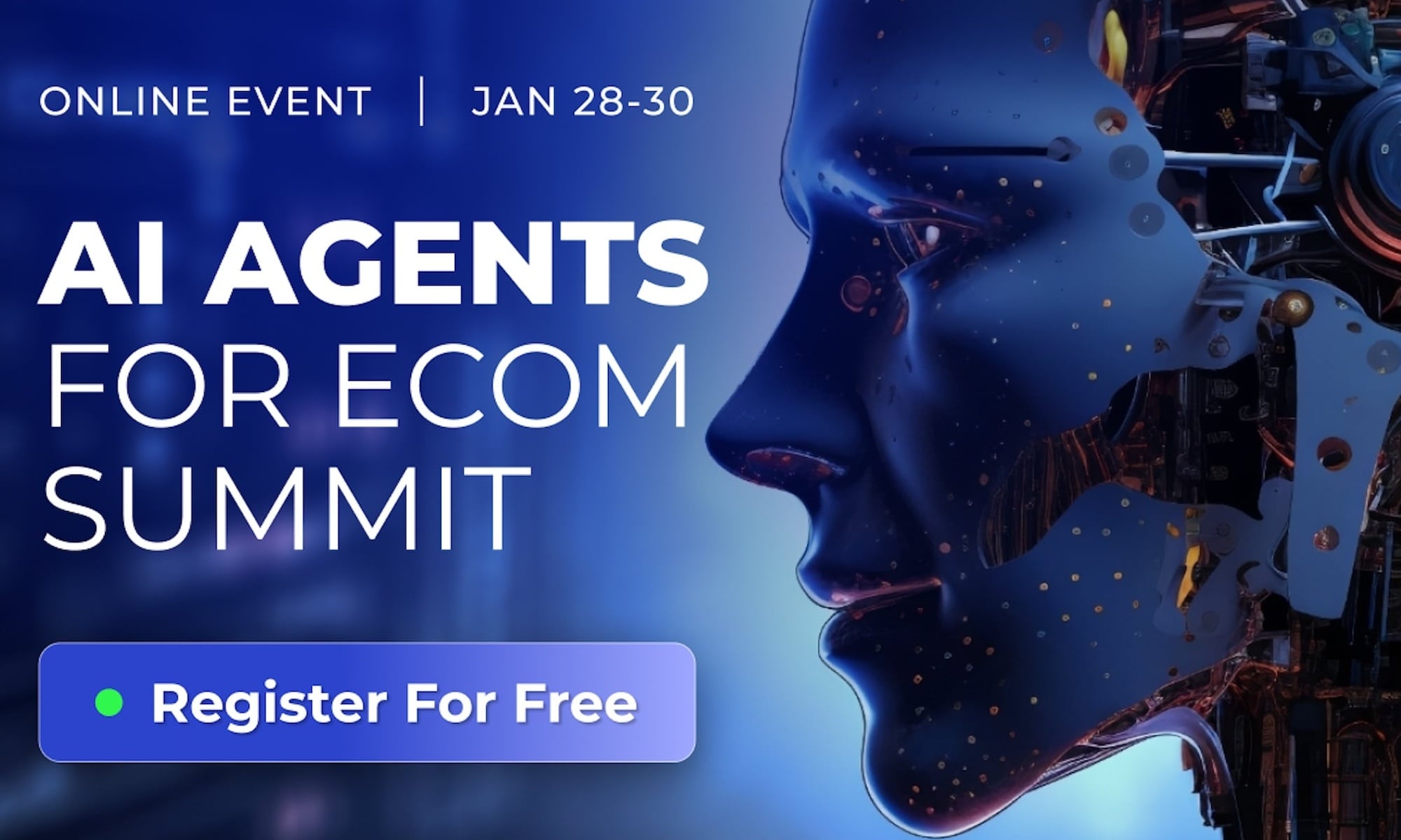 Boost sales, cut costs, and automate workflows: register for the AI Agents for eCom Summit