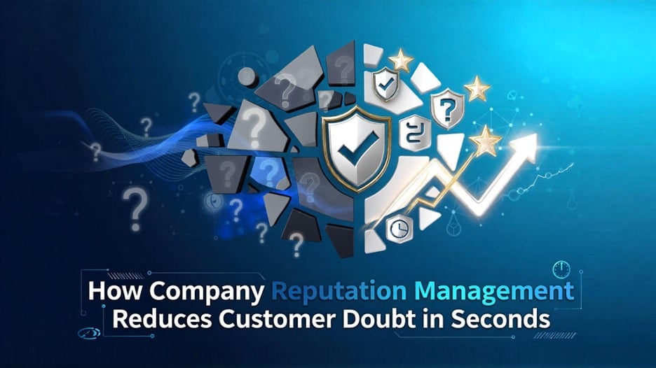 How Company Reputation Management Reduces Customer Doubt in Seconds